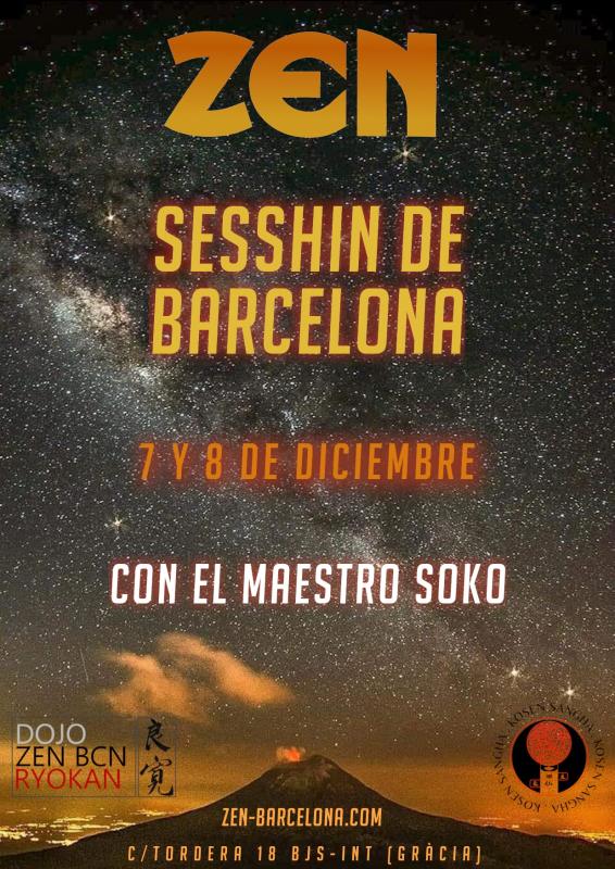 Sesshin de Barcelona Diciembre 2024 : Zazen la méditation Zen, Dojo Zen de Barcelona