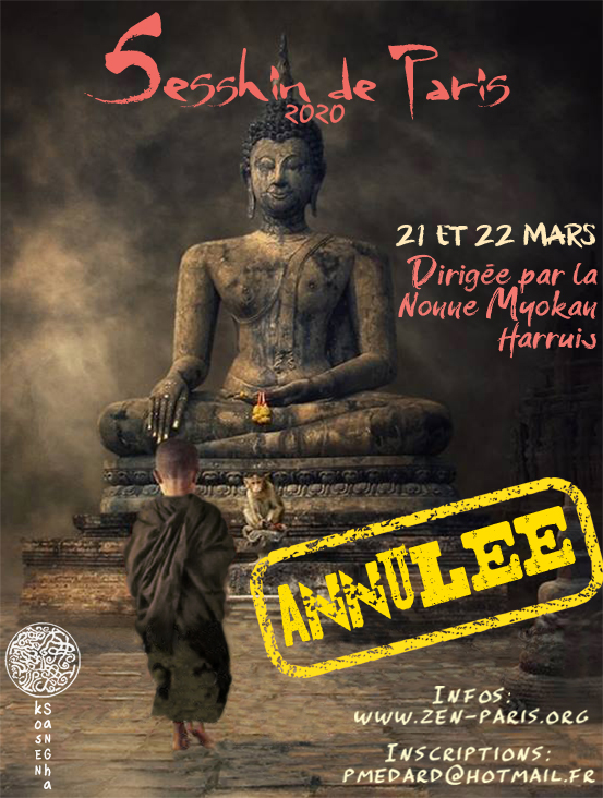 Sesshin of Paris 2020: Zazen the méditation Zen, Zen Dojo of Paris Kosen Sangha